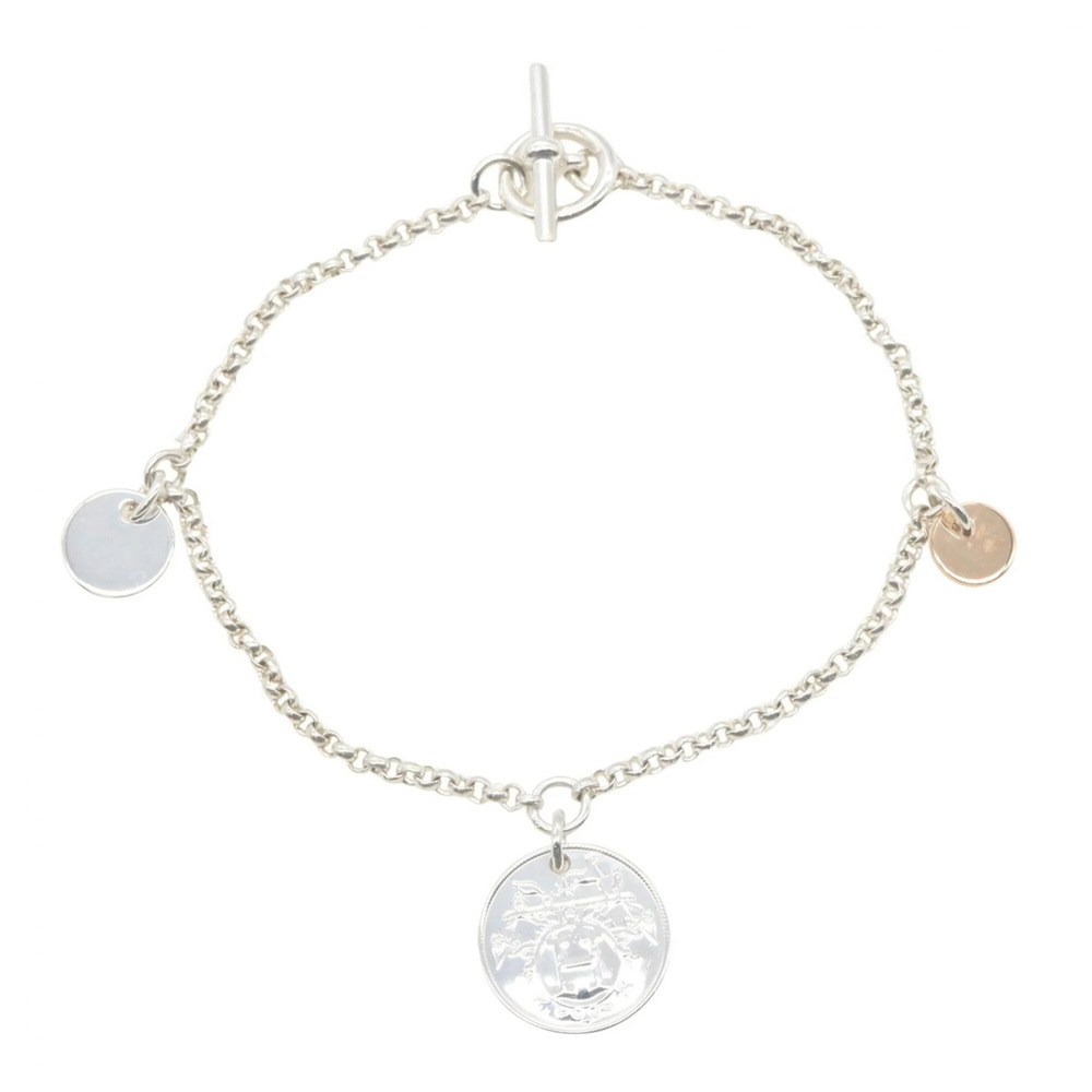 HERMES 18k Gold Charm Bracelet